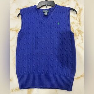 Ralph Lauren Blue V-Neck Sweater